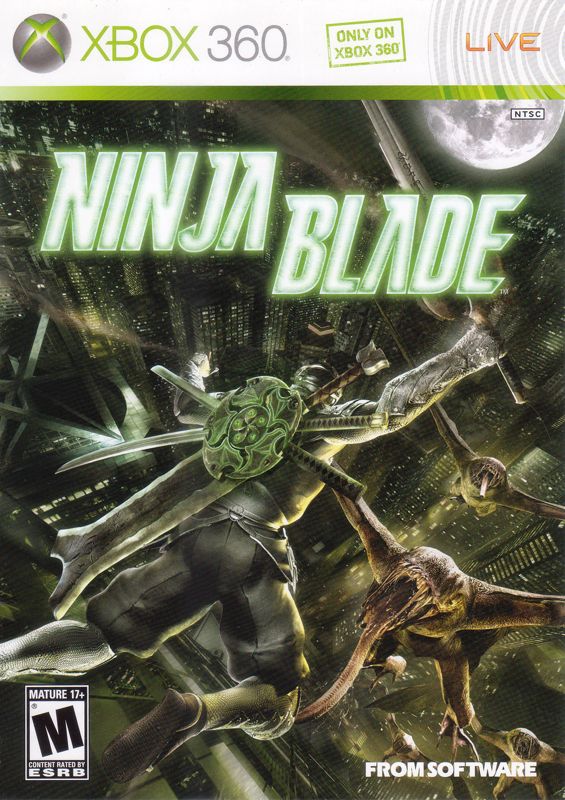 Ninja Blade box art for Xbox 360